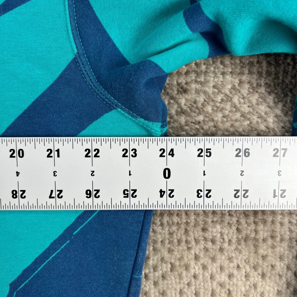 Jordan Mens‎ Michael Jordan Graphic Hoodie Teal Blue Geometric DQ7507-322 Large